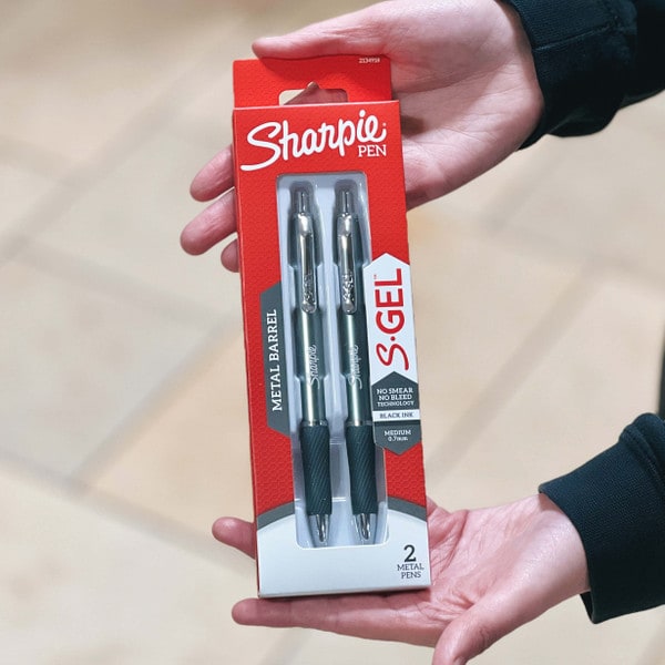 Sharpie S-Gel 7mm Gunmetal 2Pk